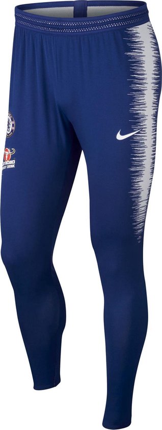 Nike Chelsea FC Vaporknit Strike Sportbroek - Maat XL - Mannen - blauw/wit  | bol.com