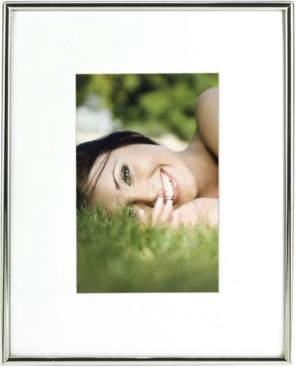 Goldbuch GOL-960042 Fine fotolijst 10x15 met passe-partout Zilver