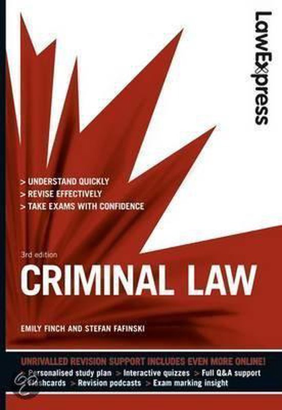 Law Express: Criminal Law (Revision Guide) - cover