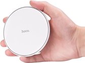 Hoco - Draadloze Oplader Geschikt voor o.a. Apple & Samsung - Wireless Charger - Wit