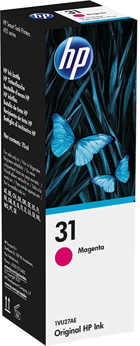 HP 31 - 70 ml - magenta - origineel - inktvulling - voor Ink Tank 315; Smart Tank Plus 55X, 57X, 65X; Smart Tank Wireless 45X