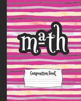 Composition Book - Math