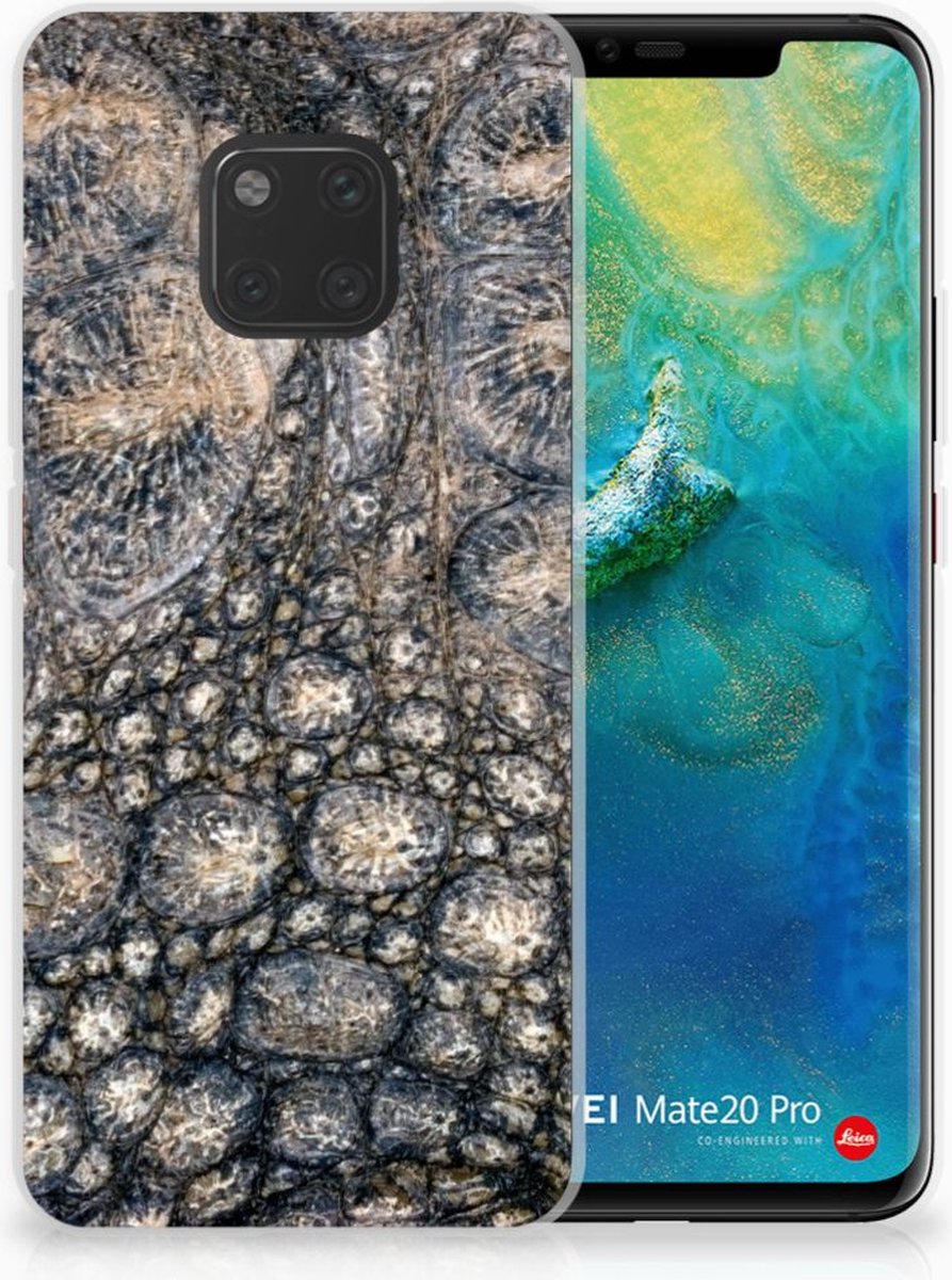 Huawei Mate 20 Pro TPU Hoesje Krokodillenprint