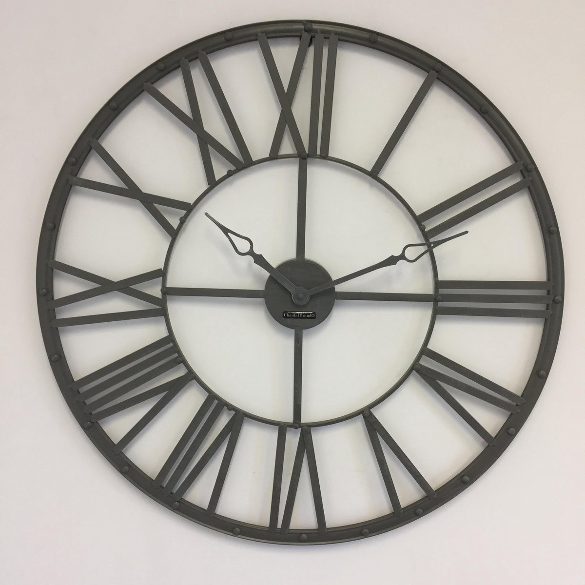Wandklok RUOTA ROMANA GRIGIO