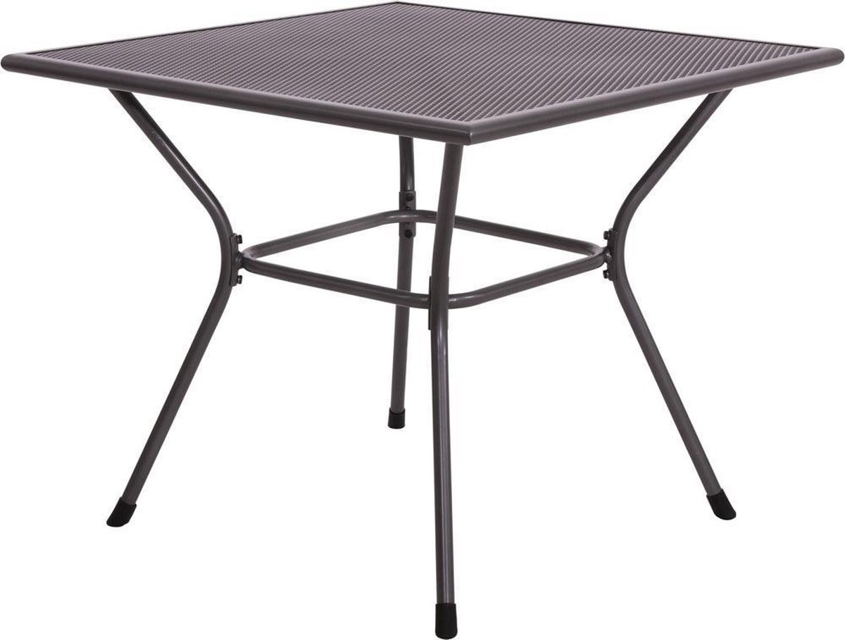 Outdoor Living tuintafel Nordic 90 x 90 cm - antraciet