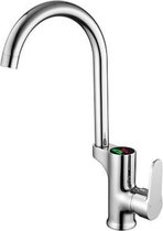 Excellent Wellness Keukenkraan model LZ-8006, met Digitaal dispay, kleur Chroom