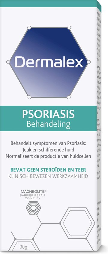 Dermalex Repair Psoriasis Crème - voor de behandeling van symptomen van psoriasis - 30 gr