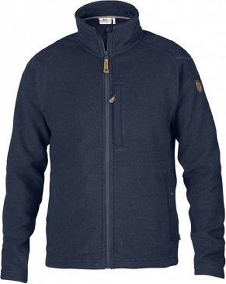 Fjallraven trui Buck fleece I dark 3XXL Blauw