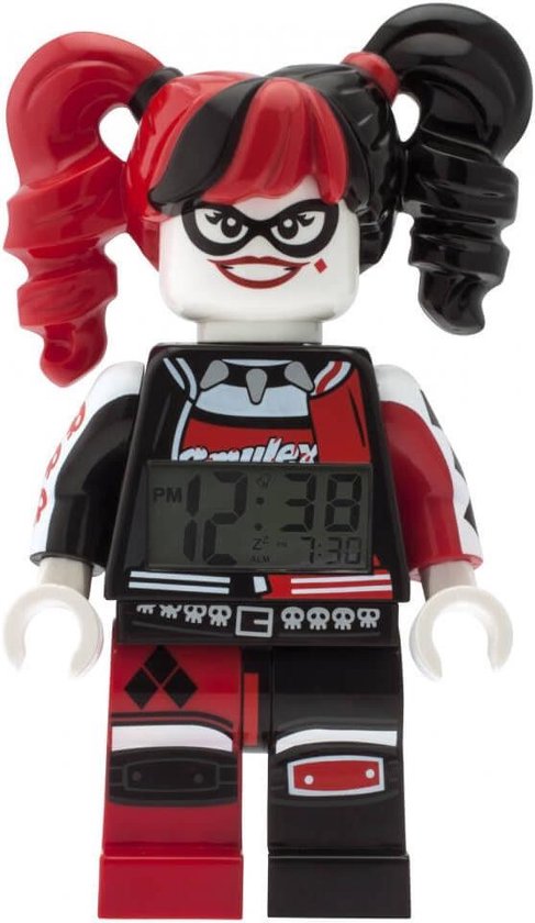 Lego Batman: Movie Harley Quinn Wekker Cm Zwart/rood