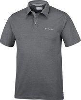 Columbia Nelson Point - Polo Shirt Heren - Outdoorshirt - Shark - Maat XL