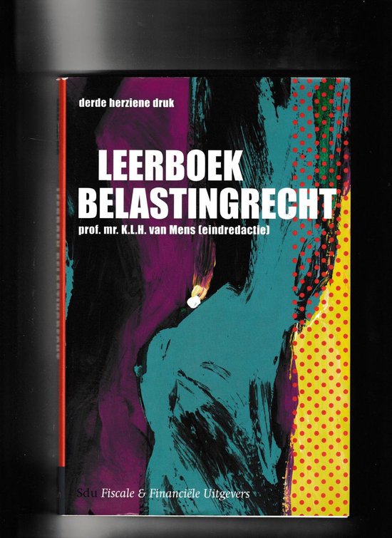 Leerboek belastingrecht - cover