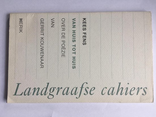 9789073036307 - Van huis tot huis