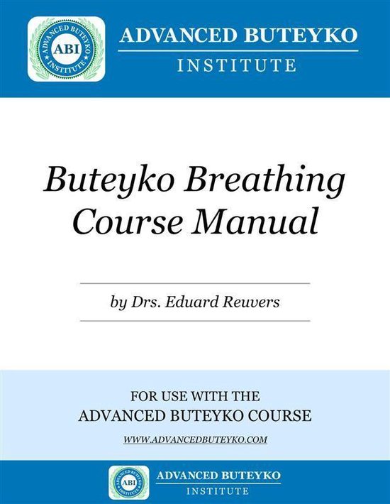 Buteyko Breathing Course Manual - cover