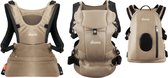 Diono Carus Complete 4 in 1 Front and Back Carrier with Backpack - Sand