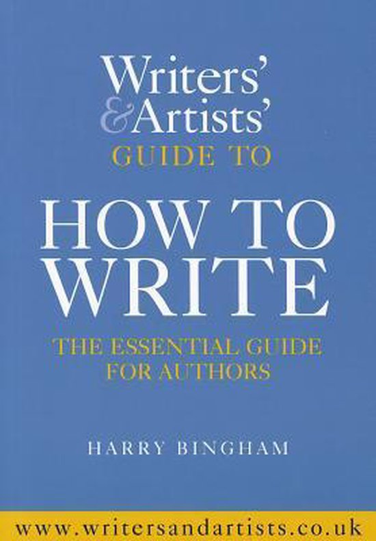 Writers & Artists Guide To How To Write - cover
