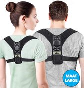Correction de la posture - Back Brace Premium Posture Corrector - Back Band Posture Corrector - Unisex for Women and Men - Large - Superiox™