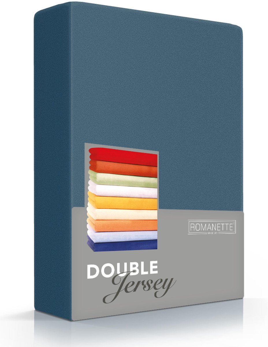 Comfortabele Dubbel Jersey Hoeslaken Teal | 180x200| Heerlijk Zacht | Extra Dikke Kwaliteit