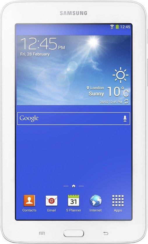 Analist Reageren Opvoeding Samsung Galaxy Tab 3 Lite - 7.0 inch - Wit - Tablet | bol.com