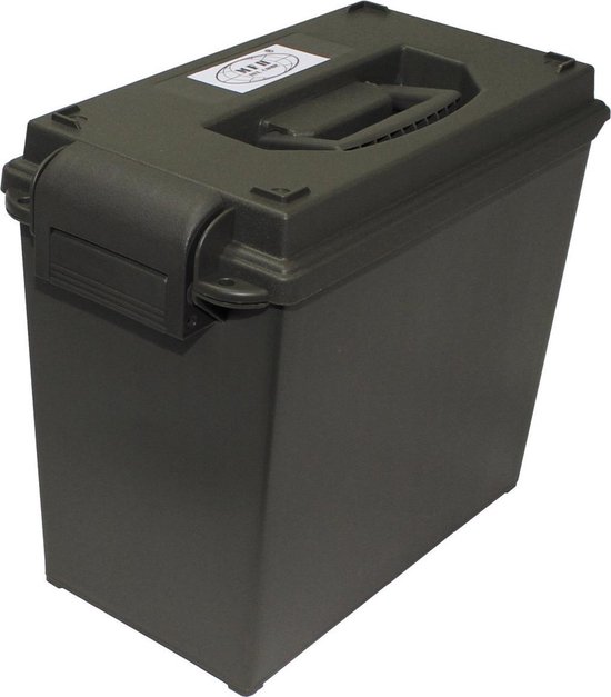 Boîte à munitions US Ammo Box Plastic cal. 50 MFH - Olive - Acheter en ligne - Magasin en ligne
