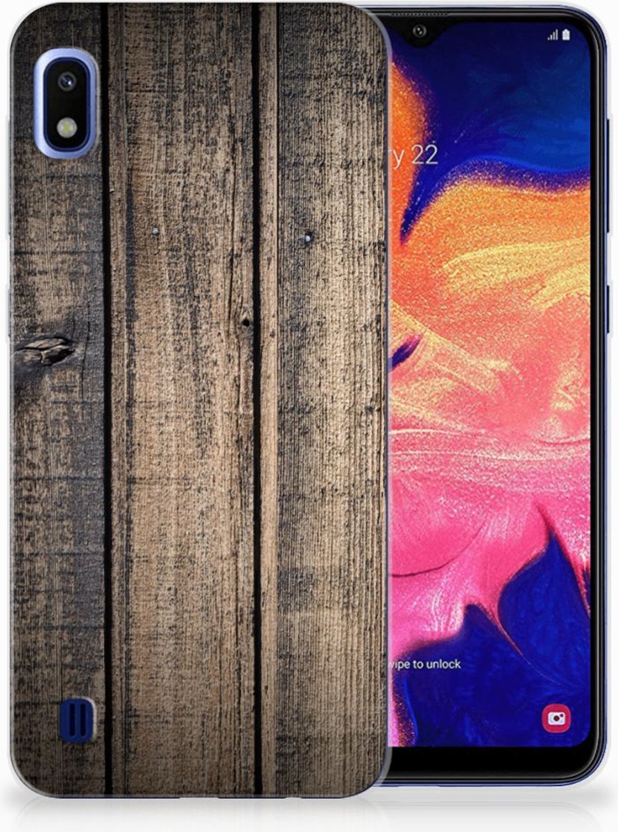 Samsung Galaxy A10 Bumper Hoesje Steigerhout