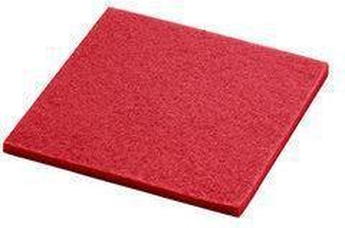 Daff Onderzetter - Vilt - Vierkant - 10 x 10 cm - Watermelon - Rood