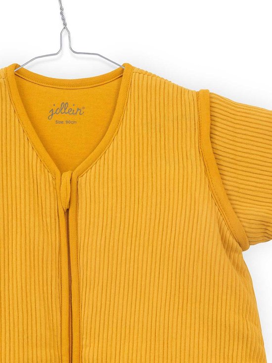 Jollein Padded Babyslaapzak met afritsbare mouw - 90cm - ocher