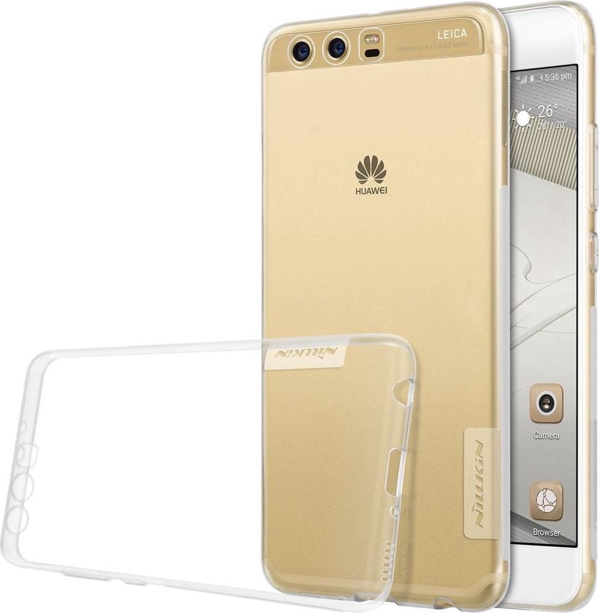 Nillkin Nature TPU Case voor de Huawei P10 Plus - Clear