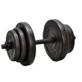 Focus Fitness - Jeu d'haltères réglable 20 kg - 2 x 10 kg - Jeu de poids - Jeu d'haltères
