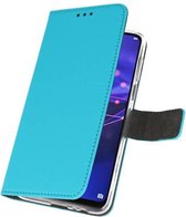 Booktype Telefoonhoesjes - Bookcase Hoesje - Wallet Case -  Geschikt voor Huawei Mate 20 - Blauw