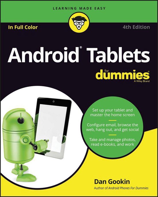Android tablets for dummies ebook dan gookin 9781119310747