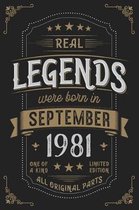 Real Legends were born in September 1981