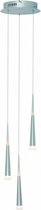 LT-Luce Hanglamp Lioni Aluminium Led 3 Lichts