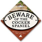 Beware of the Cocker Spaniel - Gietijzer