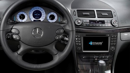 DVN N7 MBEPRO Navigatie Mercedes E klasse W211 dvd parrot carkit carplay android auto TMC DAB+ MOST