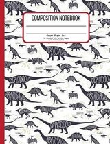 Composition Notebook Graph Paper 5x5 Quad 55 Sheets / 110 Writing Pages 7.44 x 9.69 Inches