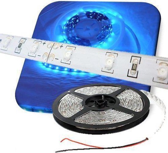 LEDstrip BLAUW 5-meter 30 leds/meter non-waterproof LED strip