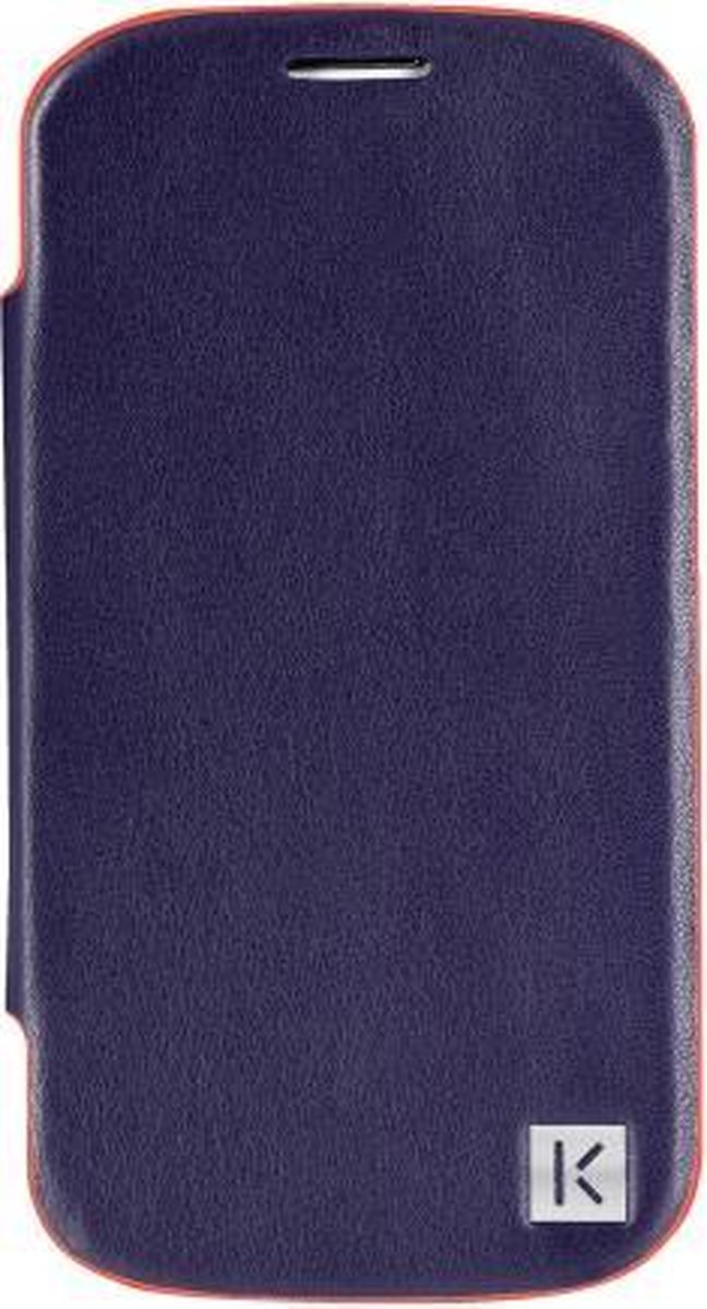 Kenzo Leather/Metal Flip Case Samsung Galaxy S4 Blue