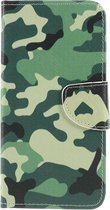 Samsung Galaxy A50 / A30s Hoesje - Book Case - Camouflage