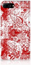 iPhone 7 Plus | 8 Plus Standcase Hoesje Design Angel Skull Red