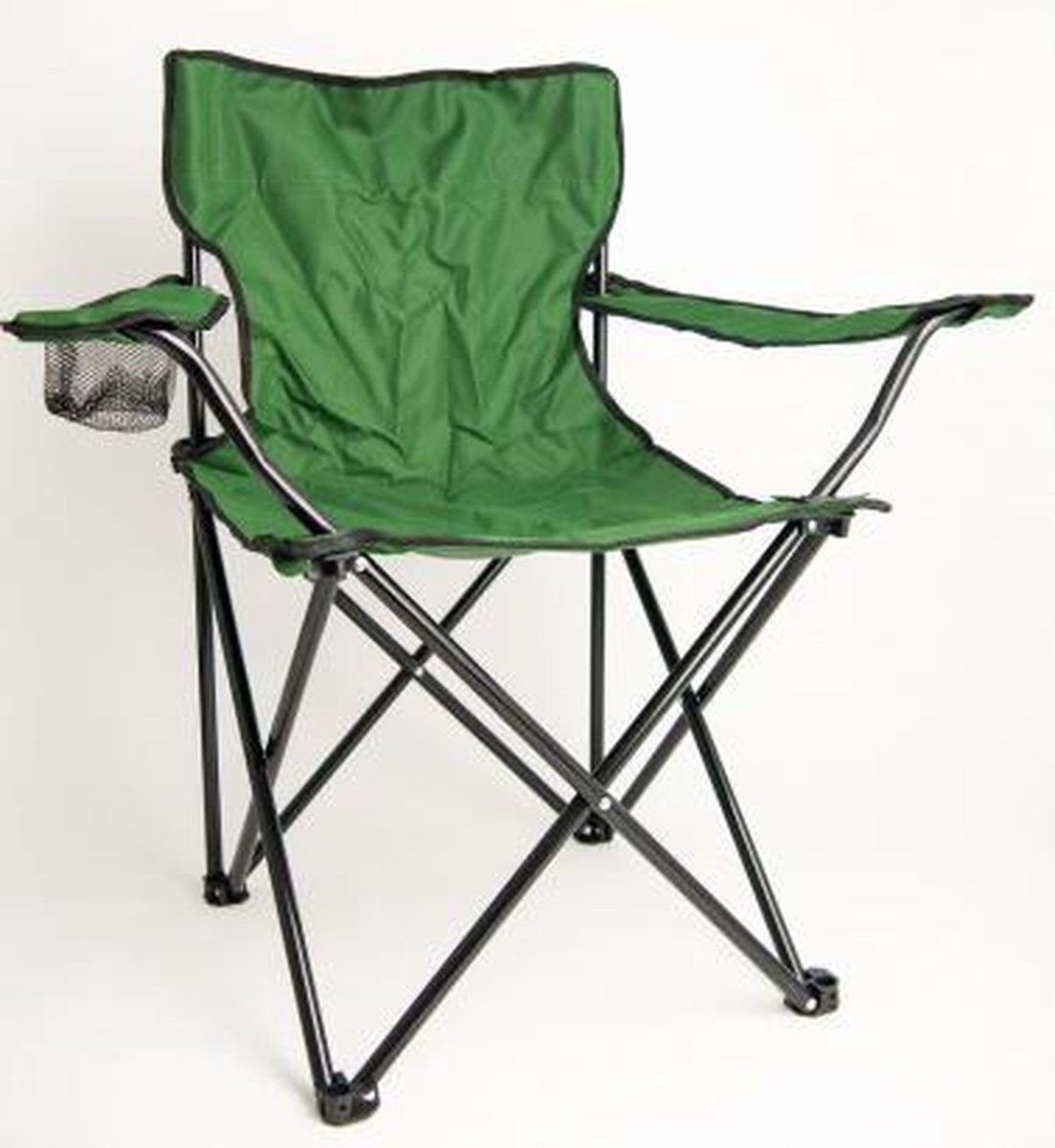 Strandstoel - Visstoel - Campeerstoel - Campingstoel - Inklapbaar - Inclusief draagtas - Groen