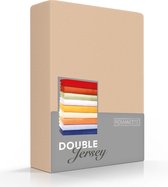 Comfortabele Dubbel Jersey Hoeslaken Zand | 140x210| Heerlijk Zacht | Extra Dikke Kwaliteit