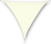 XL Waterdicht Schaduwdoek - Zonnedoek - UV & Weerbestendig - Driehoek - 5x5x5 Meter - Creme