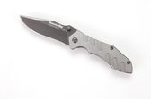 Black Fox Outdoor Zakmes Roestvrijstaal 16 cm Titanium Pocket Knife Linerlock Glad Lemmet