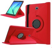 Étui Rotatif pour Samsung Galaxy Tab A 10.1 2016 SM T580 avec Stylet Etui Multi Stand - Rouge