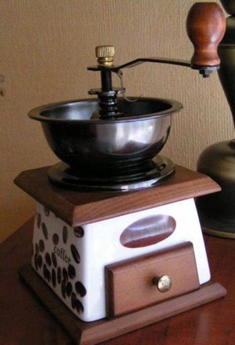 Baispo retro handmatige koffiemolen handmolen coffeeware koffiebonen peper spice grinder tank draagbare grinder machine - online kopen? | Korting tot 49