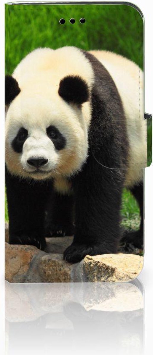 Huawei P10 Lite Telefoonhoesje met Pasjes Panda