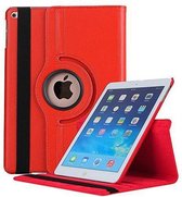 Geschikt Voor: iPad Air 2019 Draaibaar Hoesje met stylus pen Multi stand Case - Rood