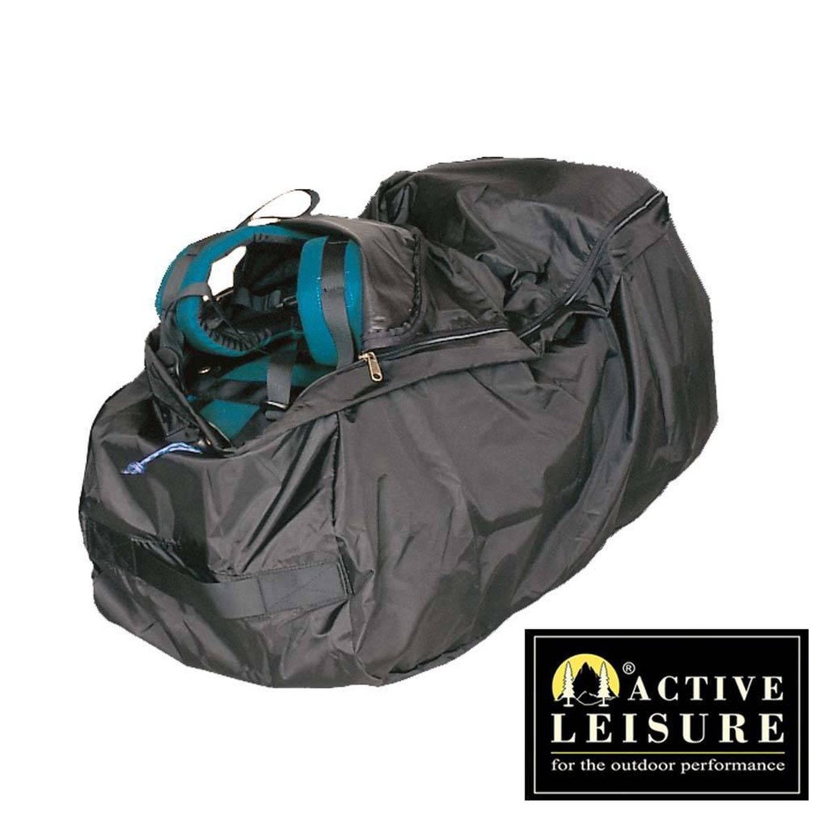 Active Leisure Regencover/Flightbag voor backpack 5580 liter Zwart
