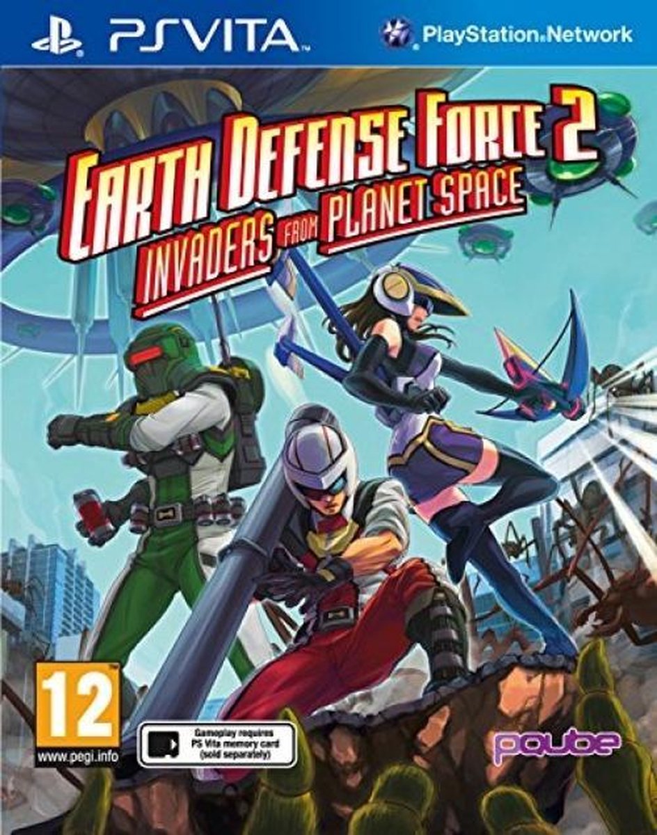 PQube Earth Defense Force 2 : Invaders from Planet Space Standaard PlayStation Vita