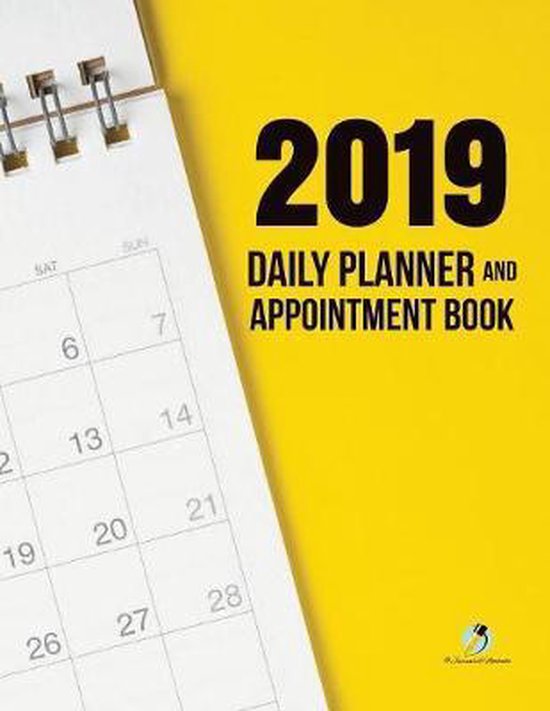 2019 Daily Planner and Appointment Book - cover